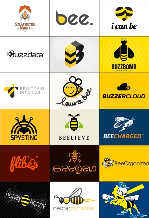 中国标志设计网—蜜蜂logo设计元素实例欣赏(多图)